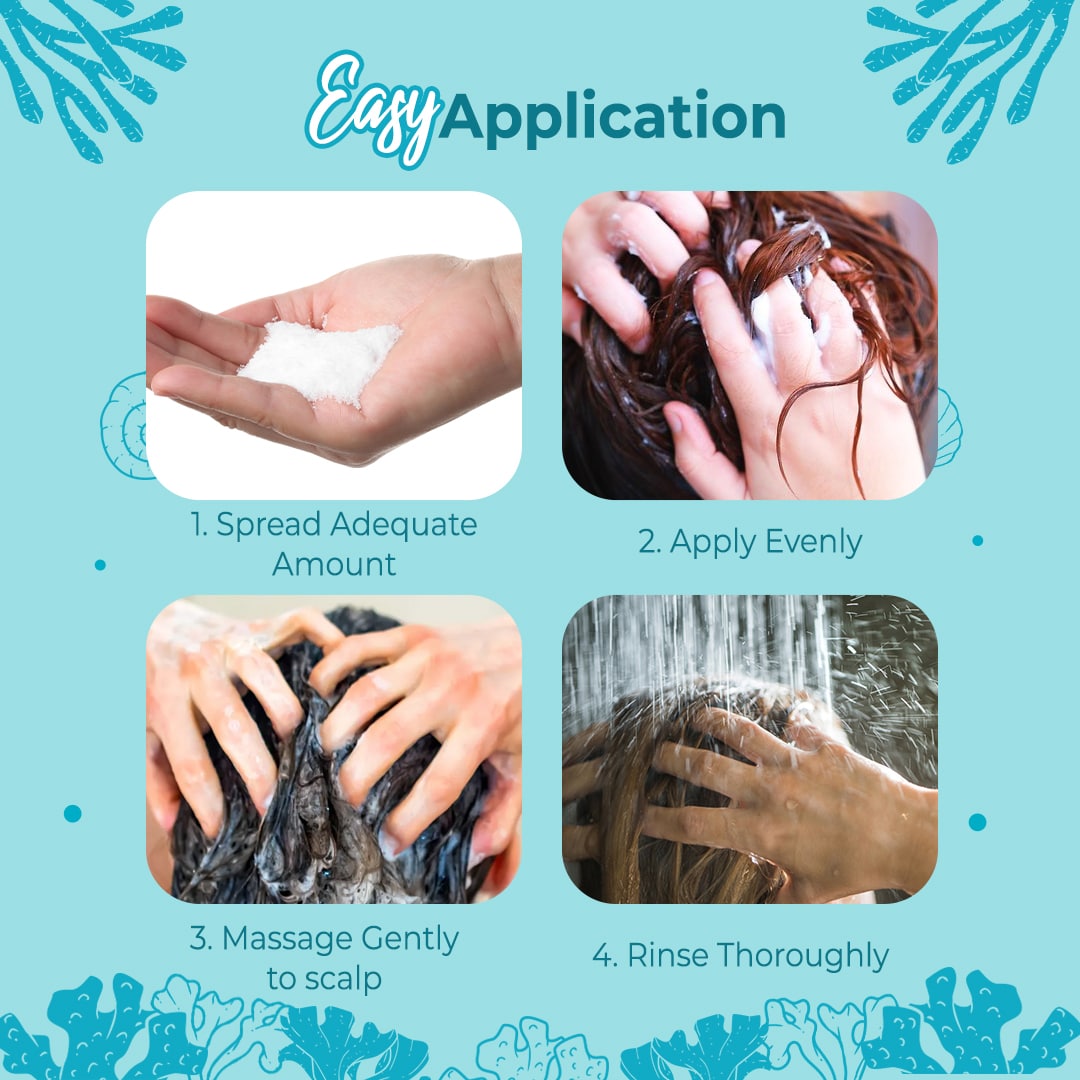 Hair Follicle Scalp Deep Clean Sea Salt Shampoo