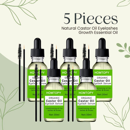Natural Castor Oil Eyelashes Growth Essential Oil