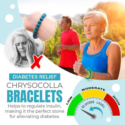 Diabetes Relief Chrysocolla Bracelets