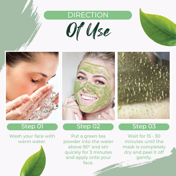 Green Tea Powder Deep Clean Peeling Mask