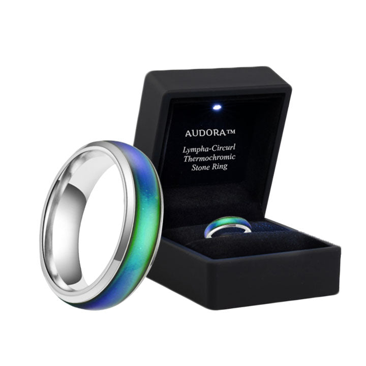 AUDORA™ Lympha-Circurl Thermochromic Stone Ring – Uniterdr