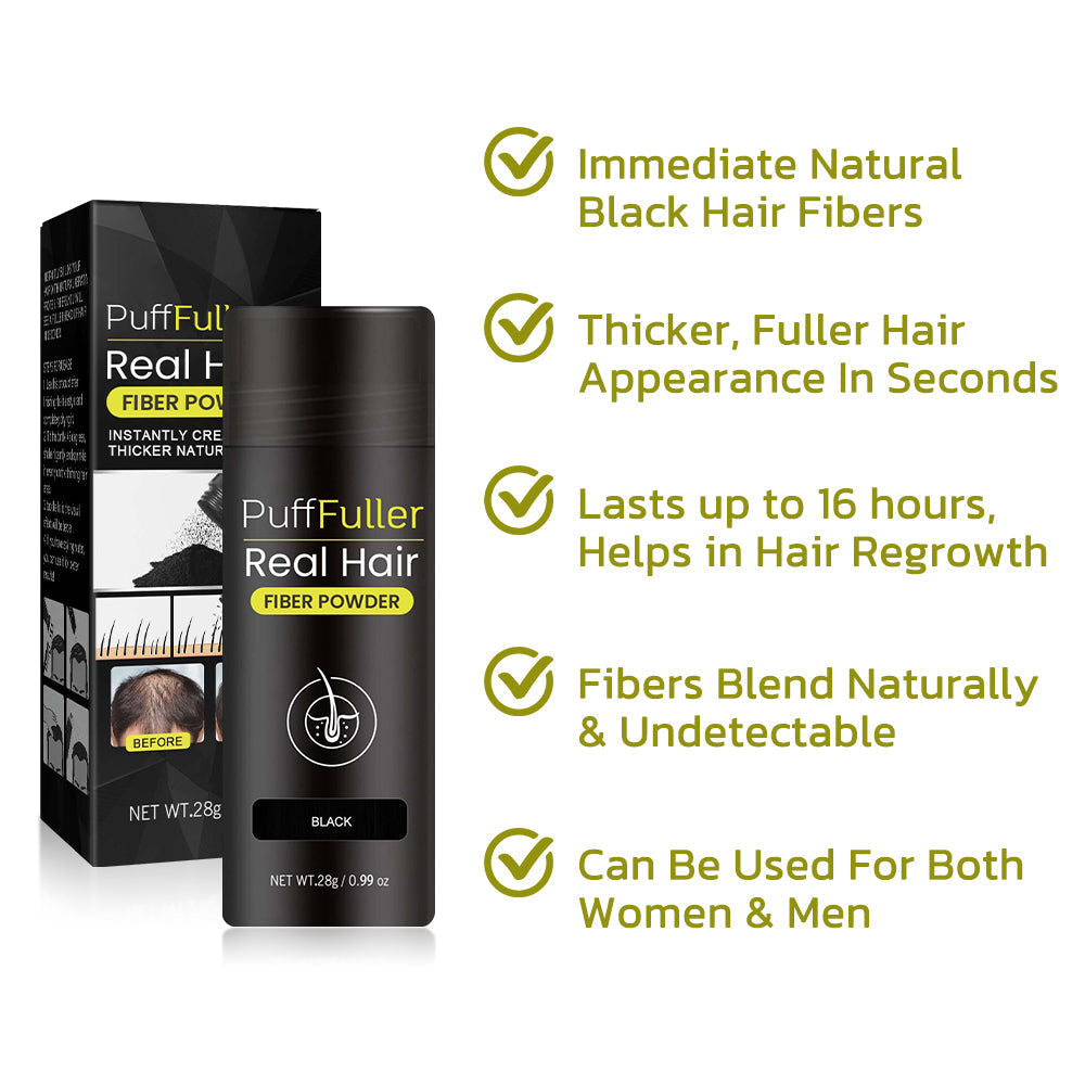 PuffFuller Real Hair Fiber Powder