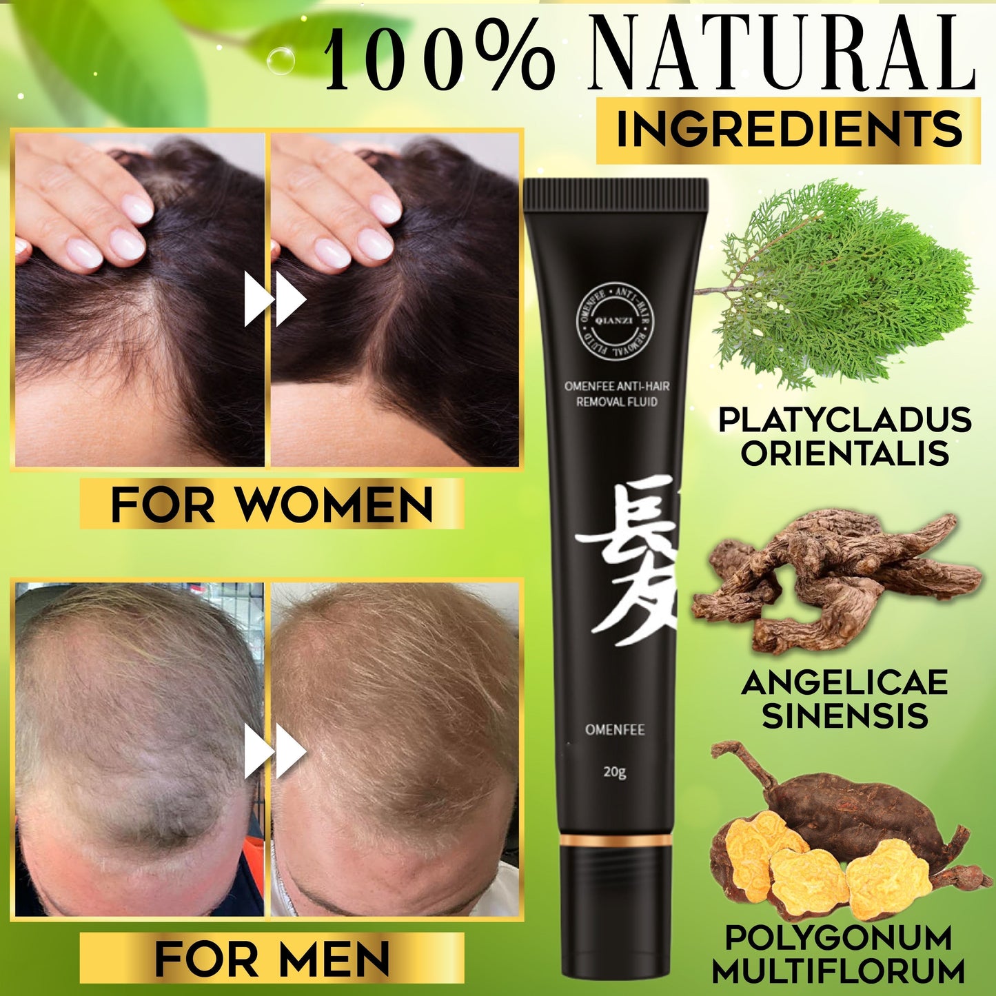 Organic Hair Reactive Serum Roller