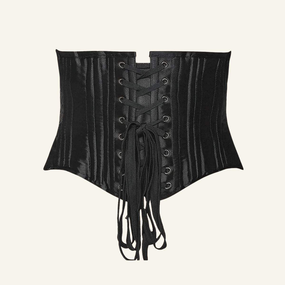 24-Steel-Bones Classic Cotton Corset Heavy Duty Waist Trainer