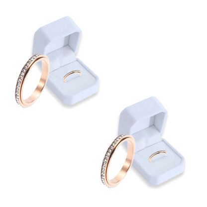 Titanium Steel Thermal Detox Rotating Ring